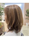 ウィービング&レイヤーカット