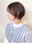 ショートおくれ毛前髪カット美髪_ba377712
