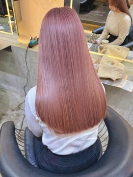 ロンド 表参道店(Lond) ◆ブリーチホワイトグレージュダブルカラーインナーカラー表参道