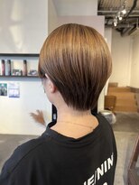 ムード マグ レーベル 南松本(MOOD Mag Label)&nbsp;40代50代ハイトーンブラウンすっきりショート