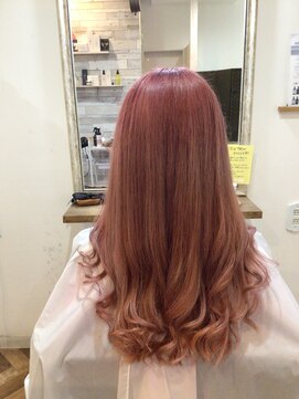 ヘアーミッションツムジ(hair mission Tsumuji) ピンクカラー