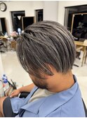 メンズハイライトバレイヤージュメッシュ