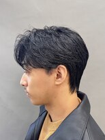 ニコ トウキョウ ヨコハマ(nico)&nbsp;メンズパーマ毛流れセンターパートニュアンスパーマ