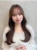 ＊20代30代40代◎シナモンベージュくびれヘア顔まわりレイヤー