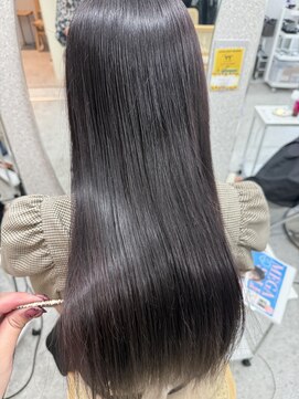 天神美容室 【本松美咲】水素暗めカラー