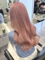 サンク 原宿 表参道(cinq) ダブルカラーミルクティーベージュグレージュレイヤーカット韓国