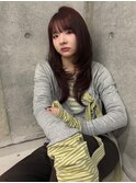 レイヤー / レイヤーカット / ダブルカラー / レッドカラー