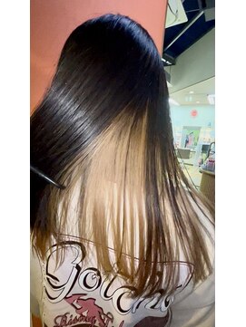 インナーカラー ベージュ