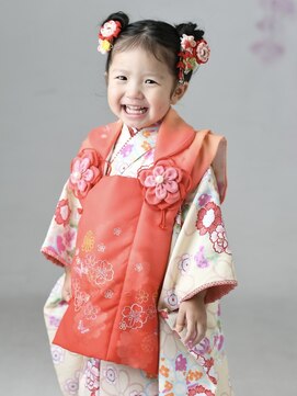 七五三　ヘアセット＆3歳着付　［所沢］