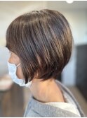白髪ぼかしショート