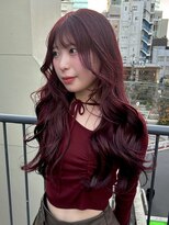 ジーナ(XENA) 大人ガーリー ボルドーカラー