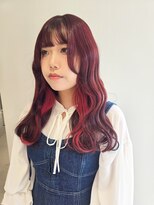 キーン 立川店(keen) 【keen×miho】 レッドインナーカラー