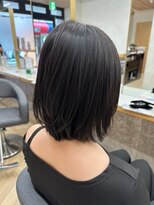 アース 新越谷店(HAIR&MAKE EARTH)&nbsp;アッシュブラック×レイヤーボブ