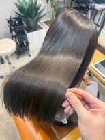 ニフティー(Nifty)&nbsp;愛されロング/地毛風ストレート/暗髪/シルクグレージュ/抜け感