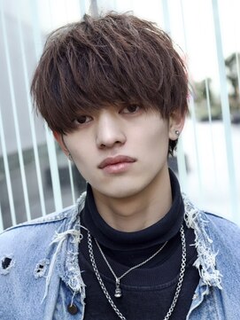 エイド 本店(aid) ナチュラルにラウンドマッシュショートブラウンベージュ