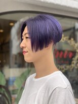 オニールヘア(Onir Hair) 2ブロックパープルショート