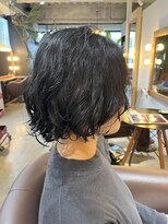 ビハインドザカーテン(BEHIND THE CURTAIN) フレンチボブ×レイヤーボブくせ毛カット×くせ毛を活かしたボブ
