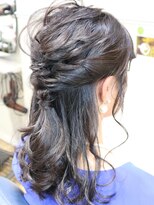 アフラワーヘア(a FLower HAIR) エレガント☆ハーフアップ