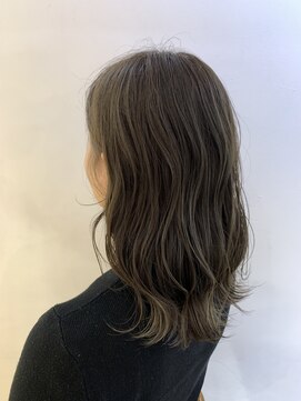 グッデイ ヘアー(GOOD DAY HAIR) 毛先パーマ　黒髪 シアーグレージュ　くすみベージュ