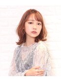 【baobao 宇治市】 セミロングユルふわウェーブ