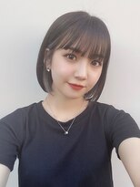 ドォート(Dote hair make)&nbsp;【林's】ワイドバングボブ　インナーホワイトブロンド