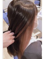 ヘアー リゾート グロウ(hair resort GROW)&nbsp;GROW緑橋☆インナーカラー☆コーラルピンク