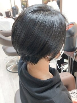 イマジン 天神橋店(IMAGINE) お客様スタイル☆30代40代50代☆小顔絶壁補正ショートボブ
