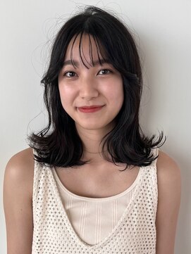 ビュートリアム 七里ヶ浜(BEAUTRIUM) 地毛風カラー鎖骨ロブ