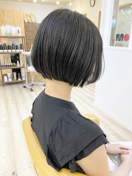 モリオフロムロンドン 松戸店(Morio from London) 【松戸　ムラマツ】大人グラデーションボブ　黒髪ボブ