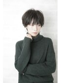 黒髪/グレーベージュ/レイヤーロング/前髪パーマ/銀座