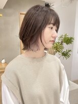 ローレン(LOREN)&nbsp;ミルクティーベージュぷつっとボブケアブリーチ 梅田