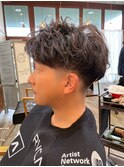 ツイストスパイラルパーマ 波巻きパーマ