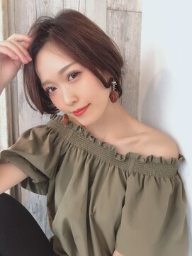 テーラヘアー 岩槻店(TELA HAIR) ２０代３０代大人可愛いひし形丸みボブ【TELA HAIR】
