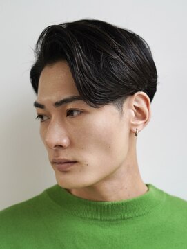 レタッチ バイ フィフス 天神大名(RETOUCH by fifth) ニュアンスパーマセンターパートメンズカットシャドウパーマ眉毛