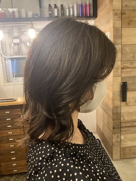 アミュレット バイ サファリ 西荻窪(AMULETTE BY SAFARI) 《お客様スタイル51》レイヤーボブ×デジタルパーマ