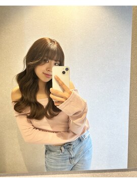 ラフィット 香椎(lafit) 韓国風ヨシンモリ艶カラー透明感ブラウンレイヤーカット