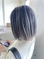 トリニティ(trinity) ハイライトカラーミルクティーベージュケアブリーチダブルカラー