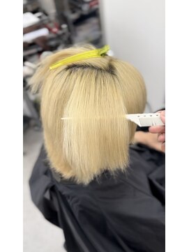 ミラ 銀座(MILA) ブリーチしているけど癖をとりたい！！