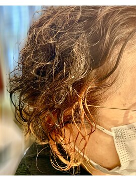 リシェールグリーン 越谷花田店(RICHAIR GREEN) ホワイトグレージュ/デジタルパーマ/フェザーパーマ/ 北越谷