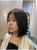 パツっとボブの縮毛矯正