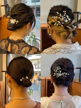 アールヘアー(R hair) おだんご　まとめ髪
