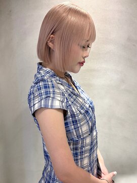 ペレ アネックス 大阪梅田茶屋町店(PELE ANNEX) ホワイトグレージュ/デジタルパーマ/チェリーブラウン/梅田