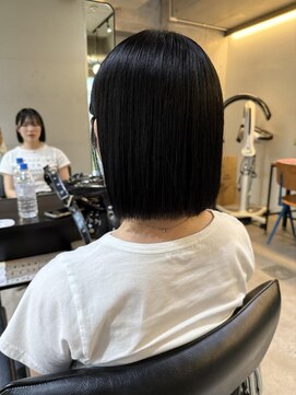 ナループロア ルームー(Nalu pu loa ROOMOO) ボブ/ぱつっとボブ/髪質改善ポテンツァトリートメント