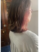 コス(KOS) インナーピンク×アッシュブラウン