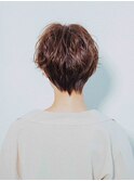 enne/ハンサムショート/透明感カラー