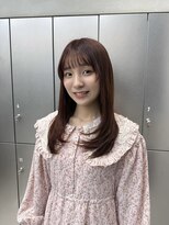 ザザ ZA/ZA 茗荷谷&nbsp;顔まわりレイヤー×ピンクカラー