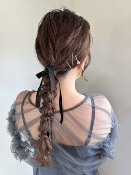 ヘアーデザイン イーエックスターバン(Hair Design ex Turban) ヘアセット編みおろし