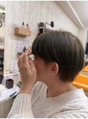マットカラー×ハンサムショート