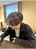 ◎外国人風ブロンドハイライトセンターパート