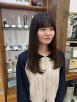 プランタンアヴェダ(printemps AVEDA)&nbsp;顔まわりレイヤーでつくる、やわらかロング